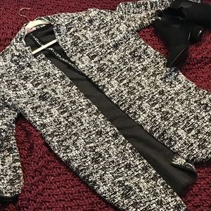 Black and white jacket